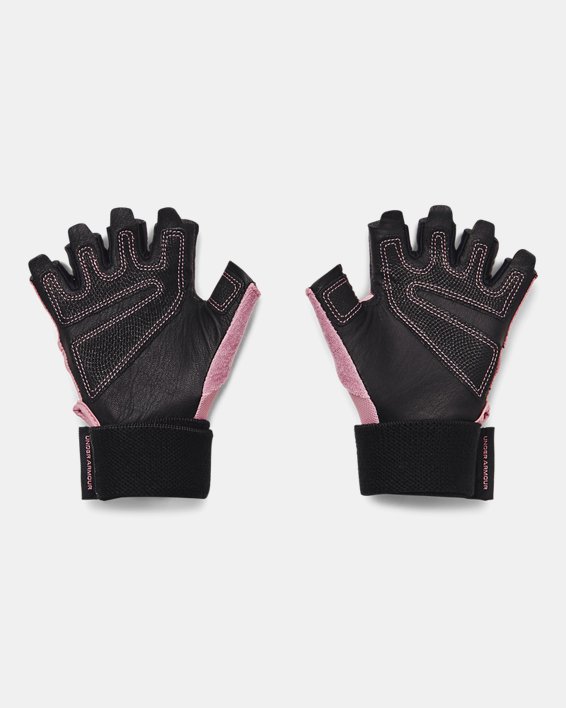 Women's UA Weightlifting Gloves in Pink image number 1